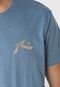 Camiseta Rusty Aerial Azul - Marca Rusty