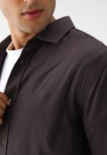 Camisa John John Reta Logo Marrom - Marca John John