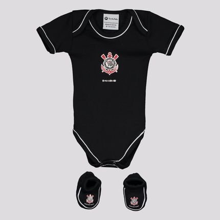 Kit Body Corinthians Colorido - Marca Torcida Baby