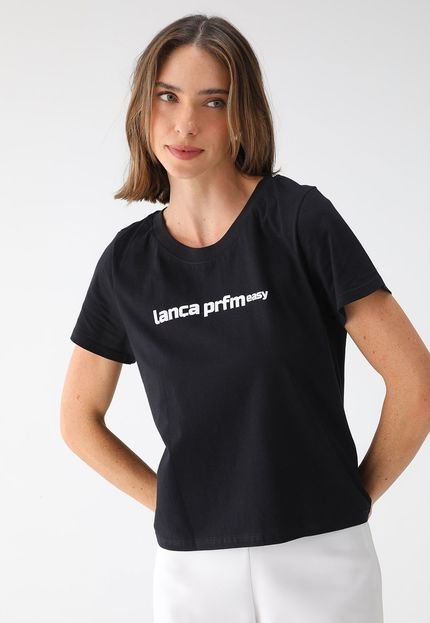 Camiseta Lança Perfume Logo Preta - Marca Lança Perfume