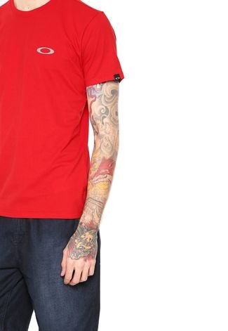 Camiseta Oakley Ellipse Vermelha - FutFanatics