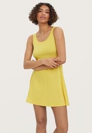 Vestido Vero Moda Amarillo - Calce Regular