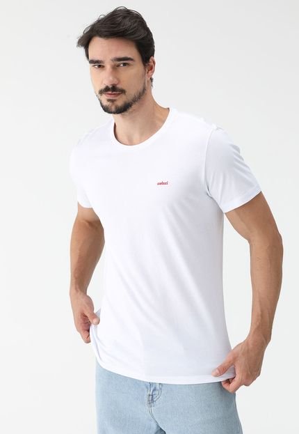 Camiseta Colcci Reta Logo Branca - Marca Colcci