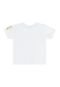 Conjunto com Camiseta e Jardineira Estampada para Bebê Quimby Branco - Marca Quimby