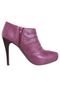 Ankle Boot Via Uno Drapeada Vinho - Marca VIA UNO