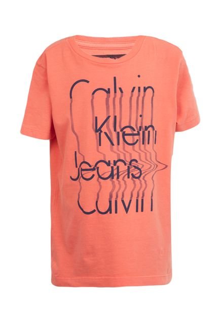 Camiseta Calvin Klein Kids Laranja - Marca Calvin Klein Kids