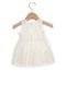 Vestido Curto Milon Detalhe Infantil Branco - Marca Milon