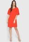 Vestido Holin Stone Curto Textura Vermelho - Marca Holin Stone