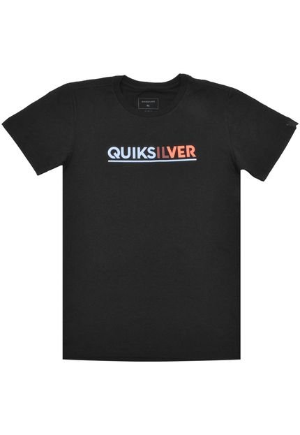 Camiseta Quiksilver Menino Escrita Preta - Marca Quiksilver