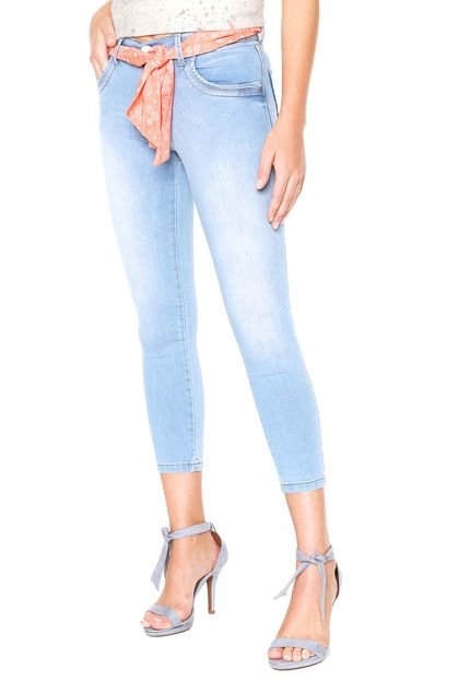 Calça Jeans Zune Skinny Lenço Azul - Marca Zune