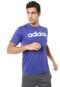 Camiseta adidas Performance Mc D2m Logo Azul - Marca adidas Performance