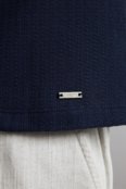 Polo Malha Tricot Slim Fit - Azul Marinho M HIGHSTIL - Marca HIGHSTIL