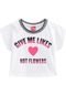 Blusa Infantil Menina Kyly Branco - Marca Kyly