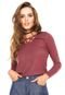 Blusa Kaliska Strappys Vinho - Marca Kaliska