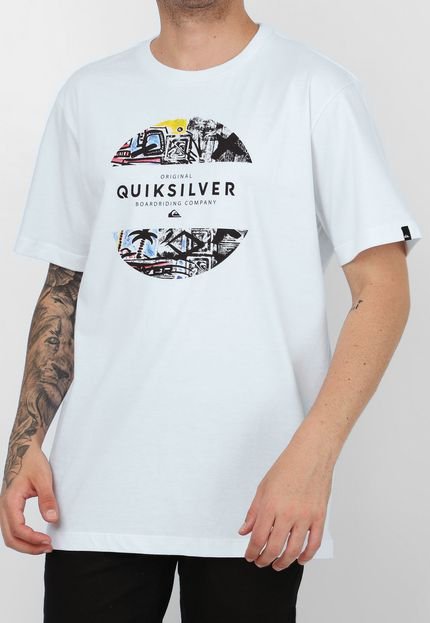 Camiseta Quiksilver Mixed Prints Branca - Marca Quiksilver