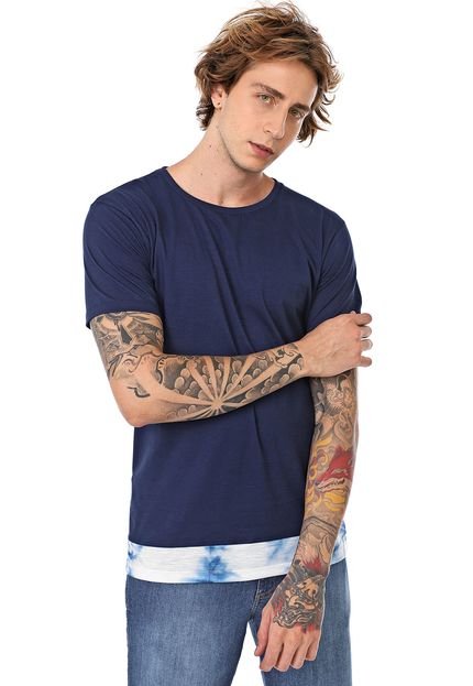 Camiseta Ride Skateboard Lisa Azul-marinho - Marca Ride Skateboard