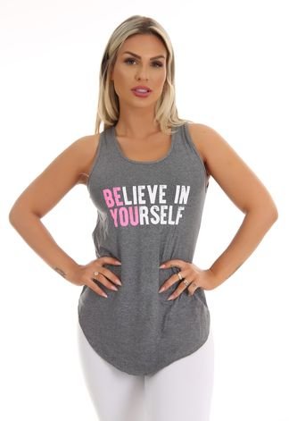 Kit 2 Camisetas Feminina Fitness Believe