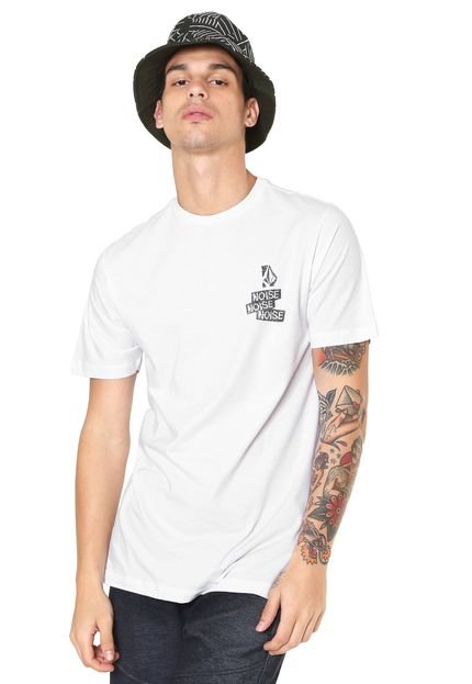 Camiseta Volcom Silk Logo Branca - Marca Volcom