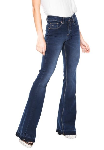 Calça Jeans Calvin Klein Jeans Flare Five Pockets Azul - Marca Calvin Klein Jeans