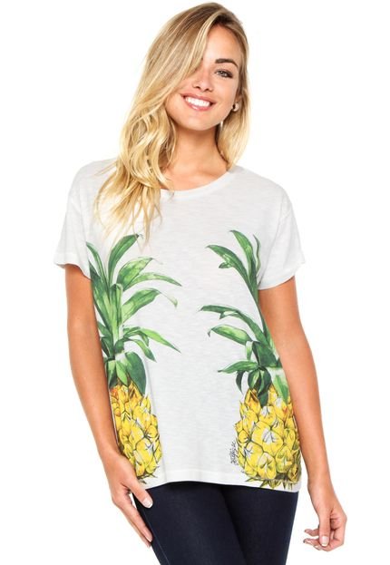 Camiseta Tommy Hilfiger Reflected Pineapple Branca - Marca Tommy Hilfiger