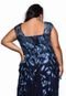 Vestido Almaria Plus Size Pianeta Festa Renda Marinho - Marca Almaria Plus Size