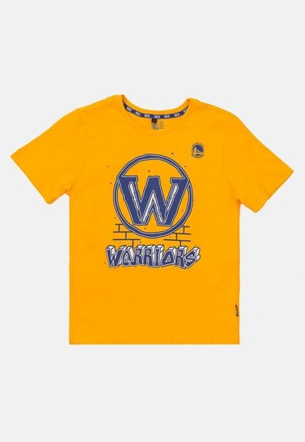 Camiseta NBA Juvenil Top Scorer Golden State Warriors Amarela Cádmio - Marca NBA
