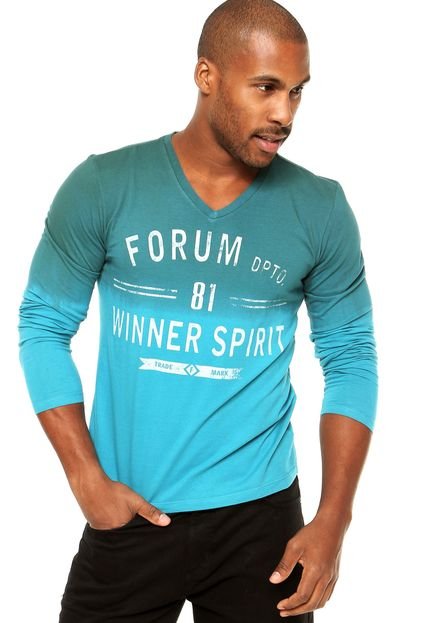 Camiseta Forum Muscle Degradê Verde - Marca Forum