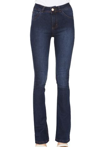 Calça Jeans GRIFLE COMPANY Flare Estonada Azul