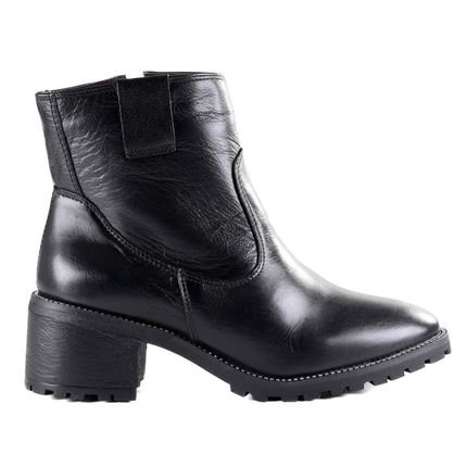 Bota Feminina Zariff Couro 751 Preto Incolor - Marca Zariff