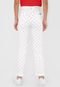 Calça Sarja Calvin Klein Jeans Reta Monograma Branca - Marca Calvin Klein Jeans