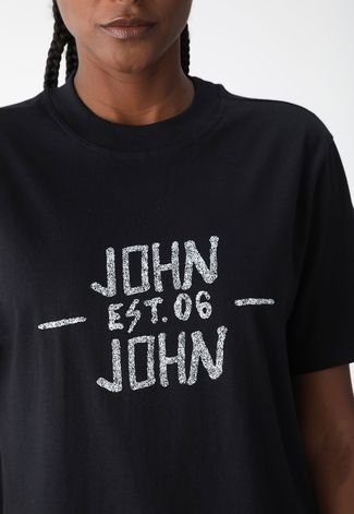 Camiseta John John Est 06 Preta