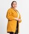 Cardigan Plus Size Em Canelado Tricot Secret Glam Amarelo - Marca Secret Glam