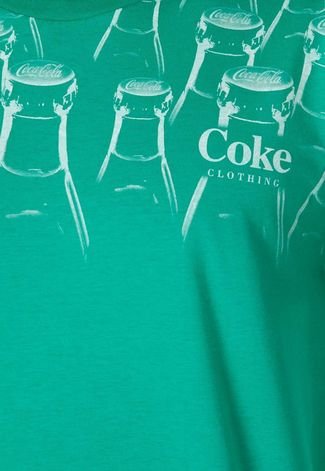 Camiseta Coca-Cola Clothing Austrália Garrafa Verde