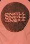 Camiseta O'Neill Contrastante Coral/Azul-Marinho - Marca O'Neill