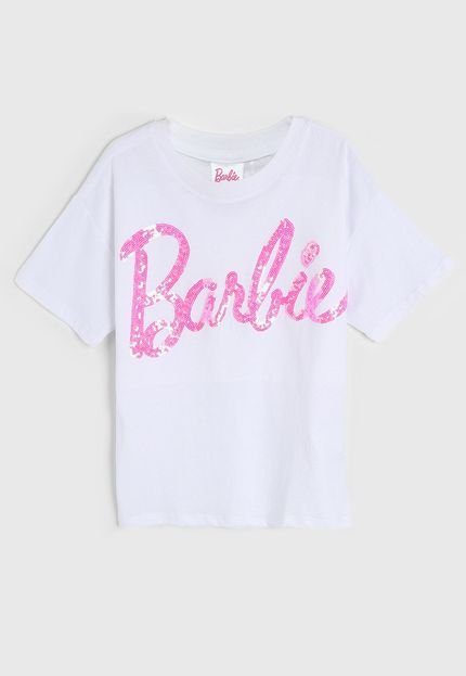 Camiseta Cotton On Barbie Branca - Marca Cotton On