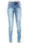 Calça Jeans Sommer Skinny Amassados  Azul - Marca Sommer