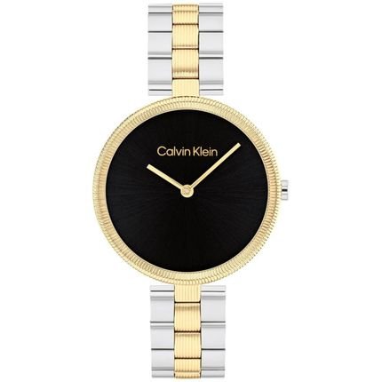 Relógio Calvin Klein Gleam Feminino Dourado e Preto - 25100012 - Marca Calvin Klein