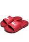 Chinelo Slide Lacoste Croco Vermelho - Marca Lacoste