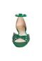 Sapatilha My Shoes Vazada Folhagem Verde - Marca My Shoes