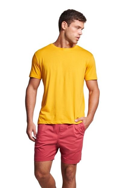 Camiseta Pima Cores Reserva Amarelo - Marca Reserva