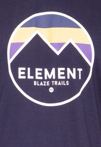 Camiseta Element Blaze Trails Azul