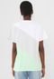 Camiseta Tricats Color Block Cinza/Verde - Marca Tricats