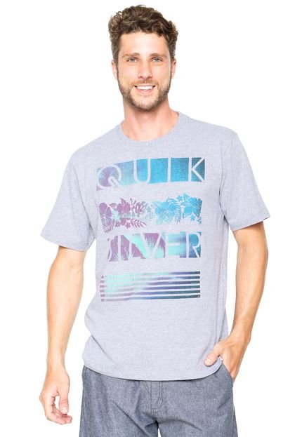 Camiseta Quiksilver Waves Cinza - Marca Quiksilver