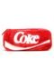Estojo Duplo PCF Plush Vermelho Coca-Cola Vermelho/Branco - Marca PCF