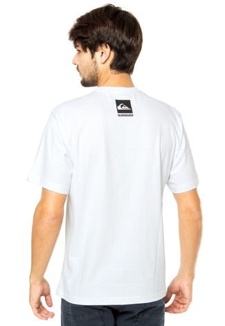 Camiseta Quiksilver Logo Branca