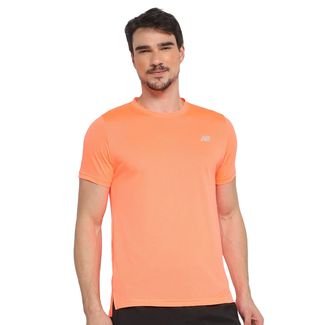 Camiseta Masculina New Balance Accelerate Coral