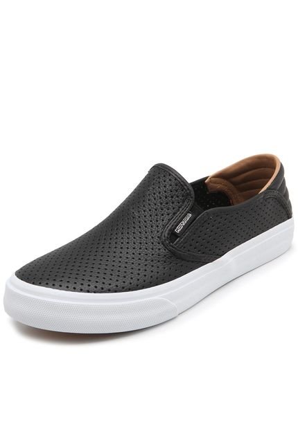 Slip On Couro Mary Jane Slip Air Preto - Marca Mary Jane