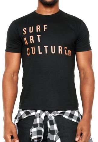 Camiseta Reef Surfart Preta