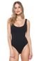 Body Hering Liso Preto - Marca Hering