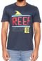 Camiseta Reef Irreguler Azul-Marinho - Marca Reef